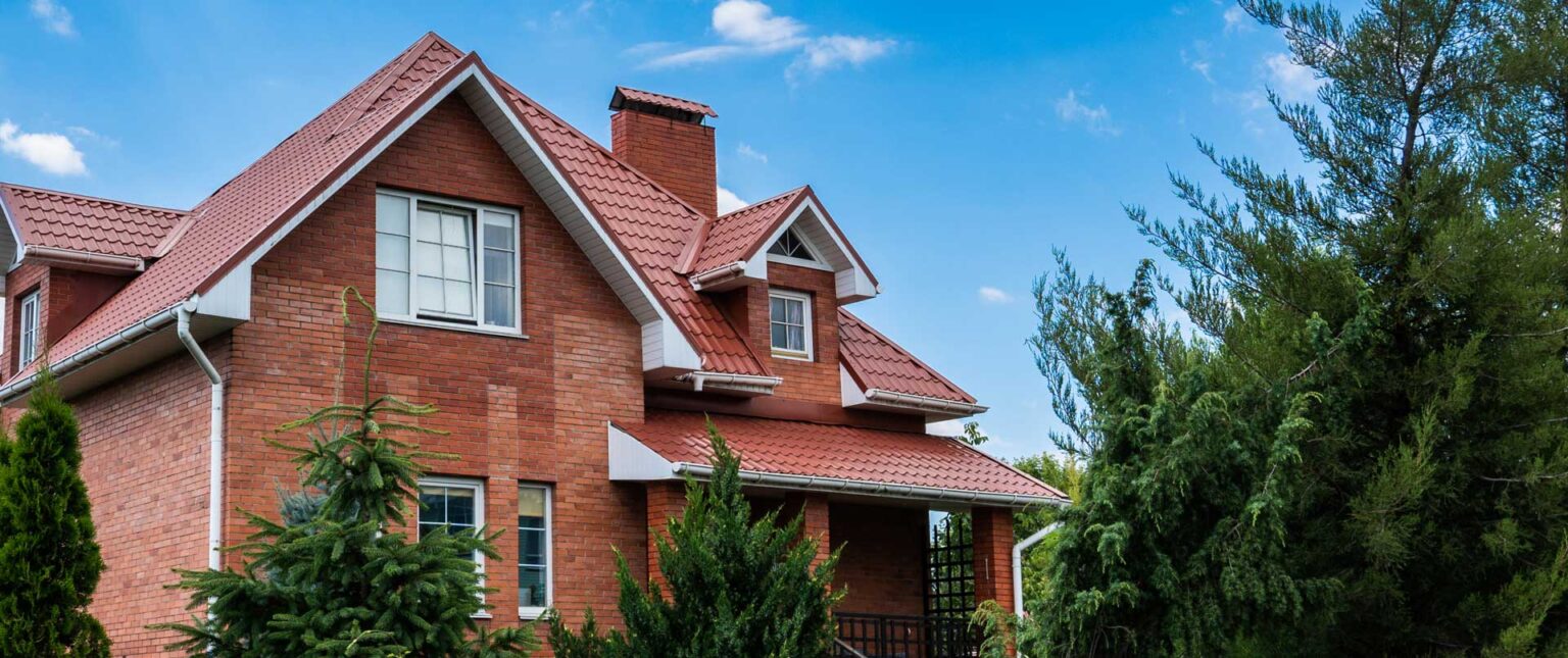 View of terracotta roof